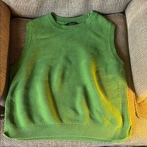 Green cotton sweater tank from Banana Republic XL